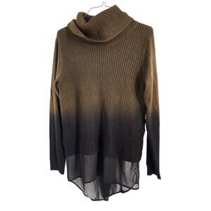 Soho Cowl Neck Long Sleeve Knit Sweater Womens Size Medium M *NWT